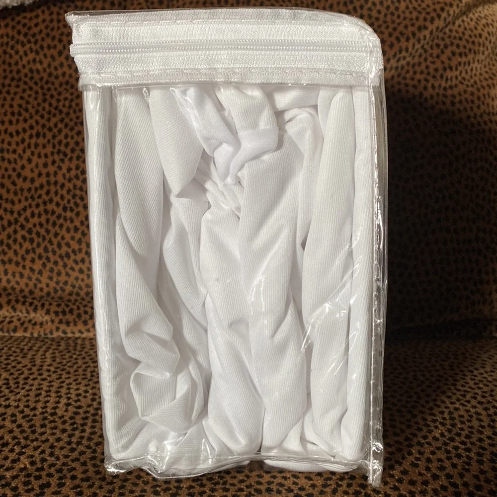 WEEKENDER Jersey Mattress Protector - KING - White - NWOT